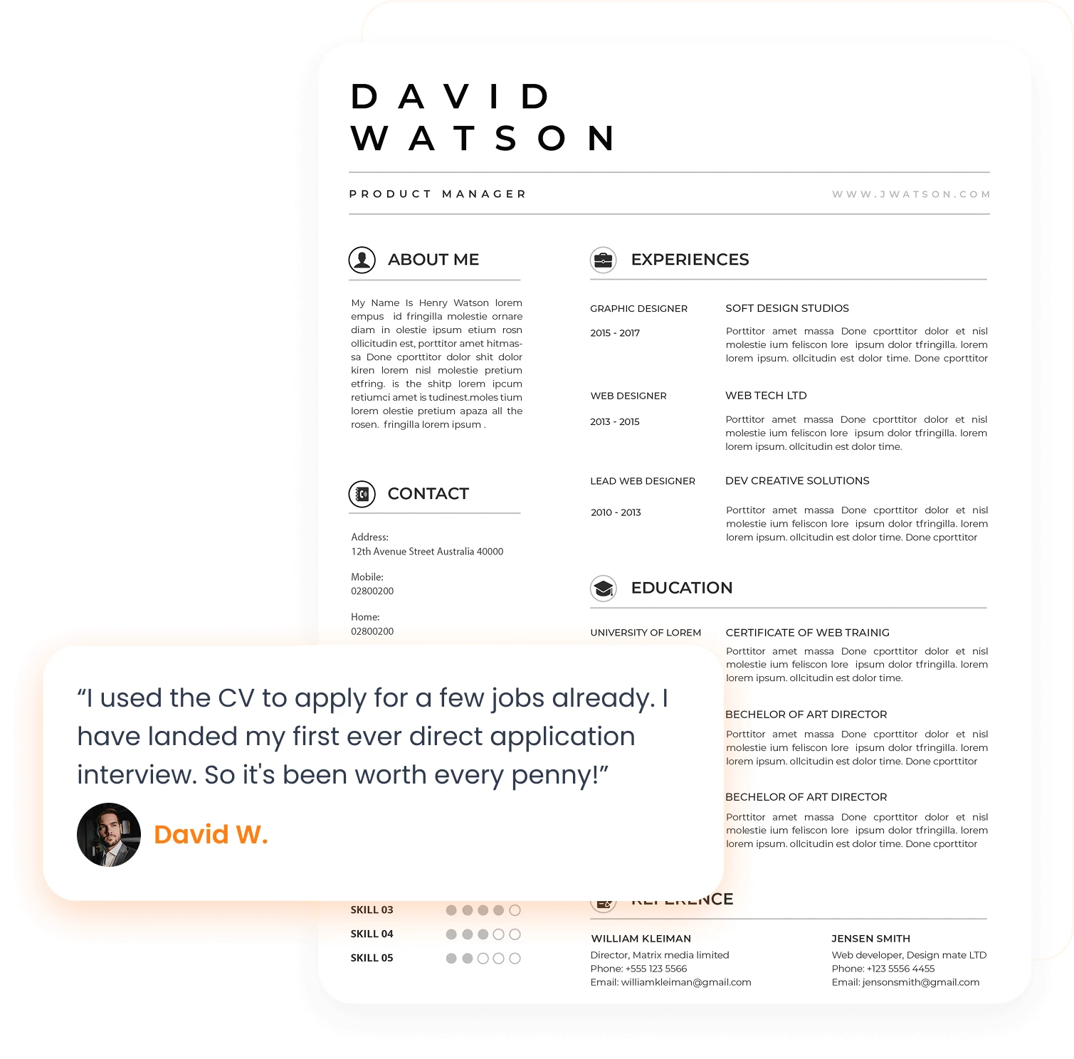 ATS friendly resume example
